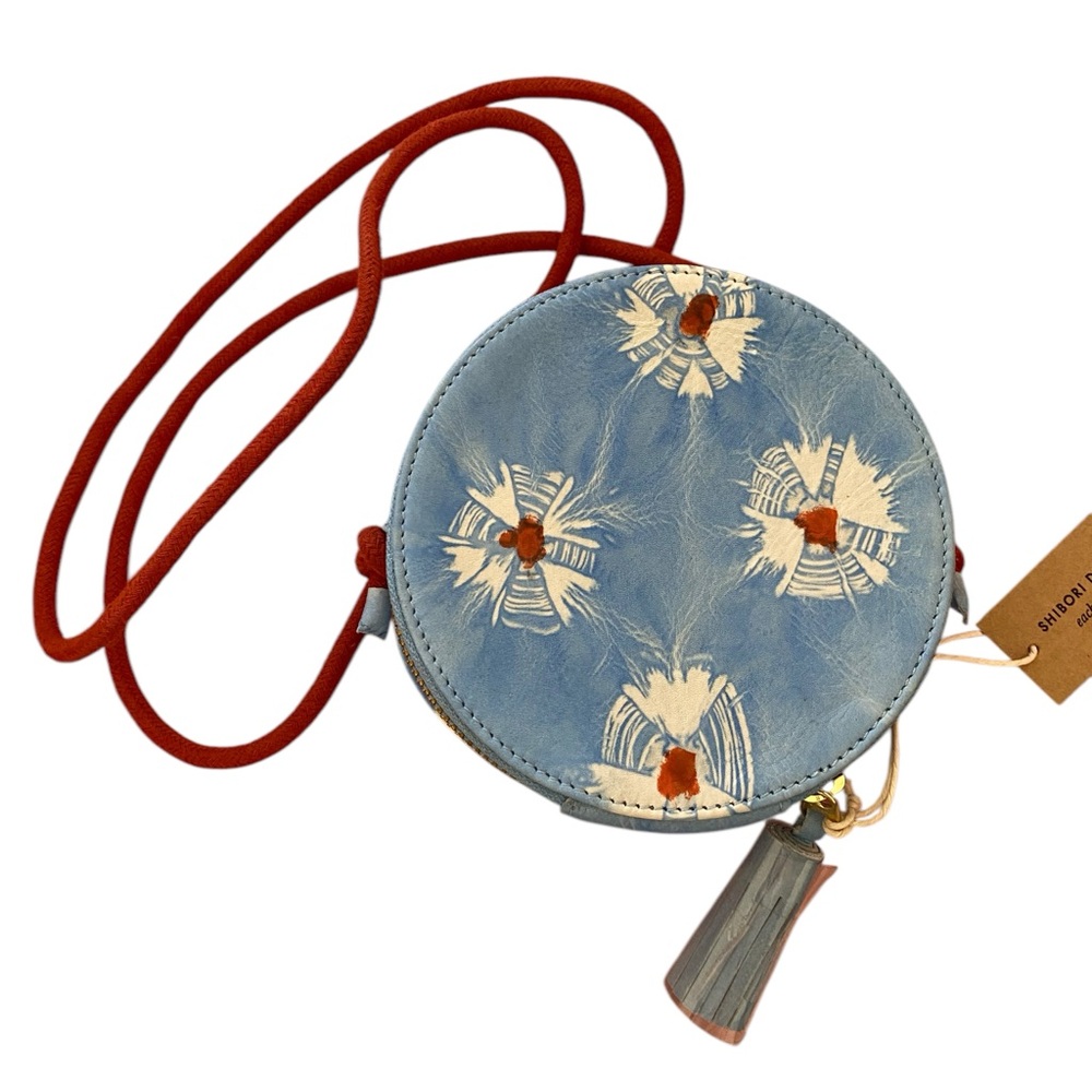 ANTHROPOLOGIE Kids Blue Crossbody Shibori Purse